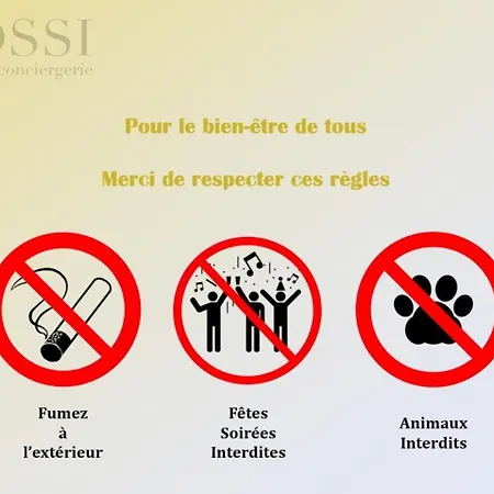 شقة Moderne & Chic En Coeur De Clim Wifi Terrasse - Rossiconciergerie - Linge Inclus *